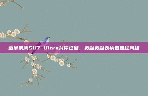 雷军亲测SU7 Ultra刹停性能，贡献贡献表情包走红网络