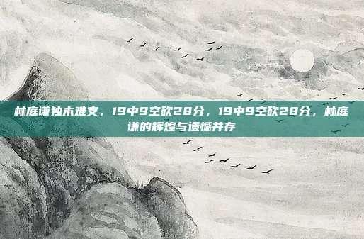 林庭谦独木难支，19中9空砍28分，19中9空砍28分，林庭谦的辉煌与遗憾并存