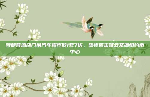 特朗普酒店门前汽车爆炸致1死7伤，恐怖袭击疑云笼罩纽约市中心